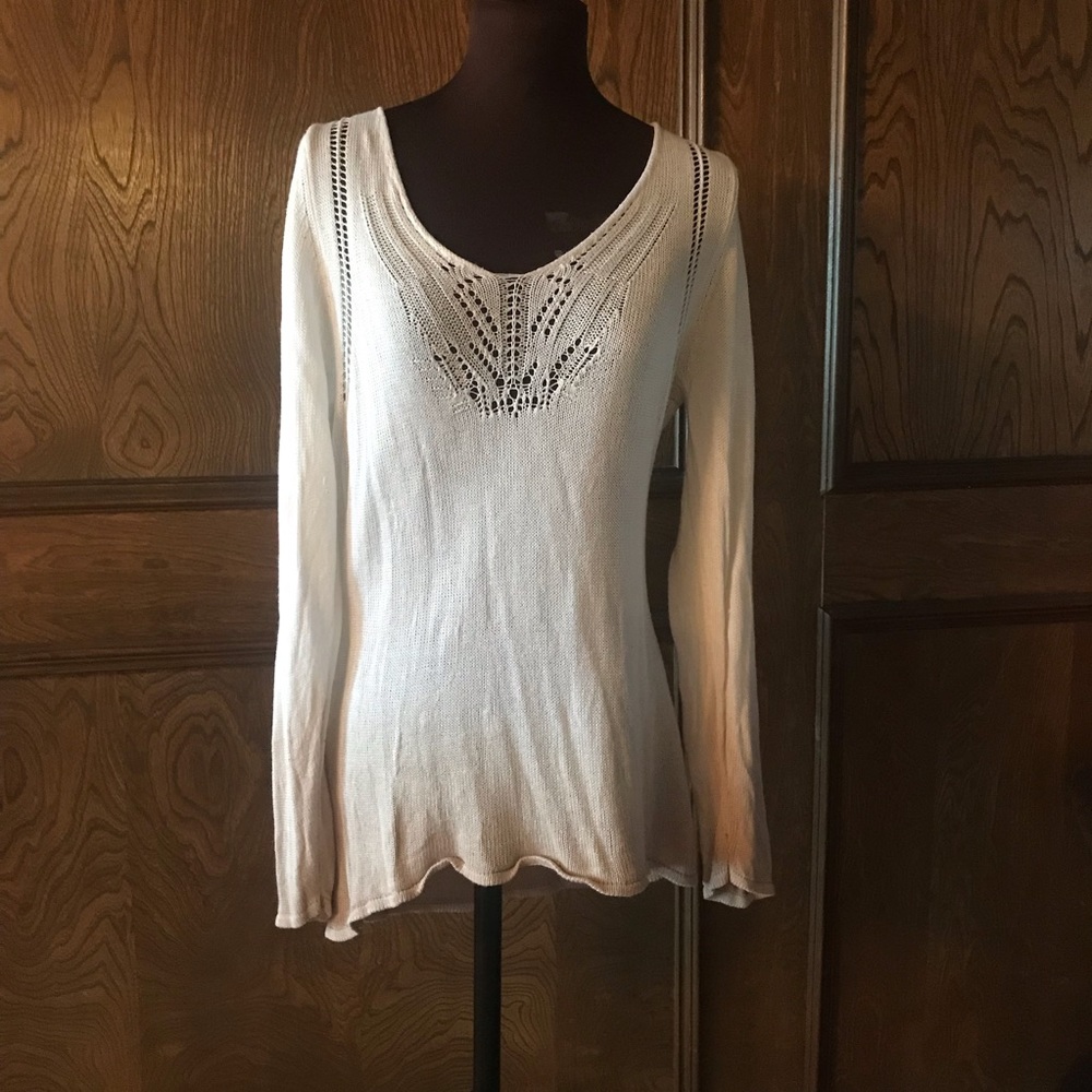Crochet ombré sweater